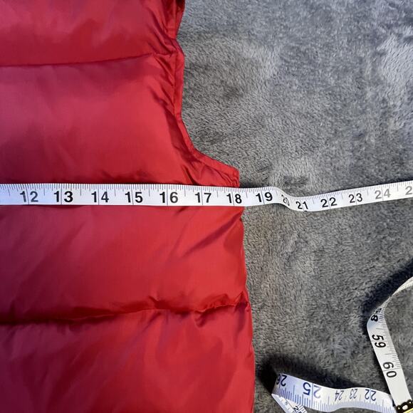 L.L. Bean Kids XS/6 Red Goose Down Puffer Vest Winter Ski Snow Outdoor Warm - Picture 9 of 10